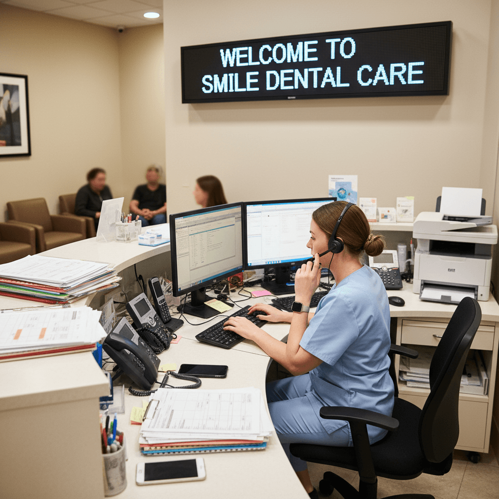 Front desk overwhelmed